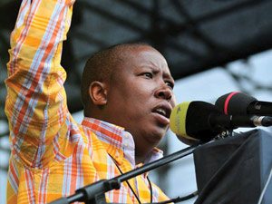 Julius Malema, leader, EFF