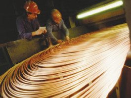 Copper heads to lowest level since 2009