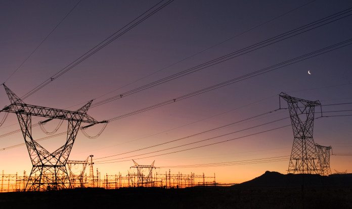 Powerlines. Beaufort West. 9th April 2008