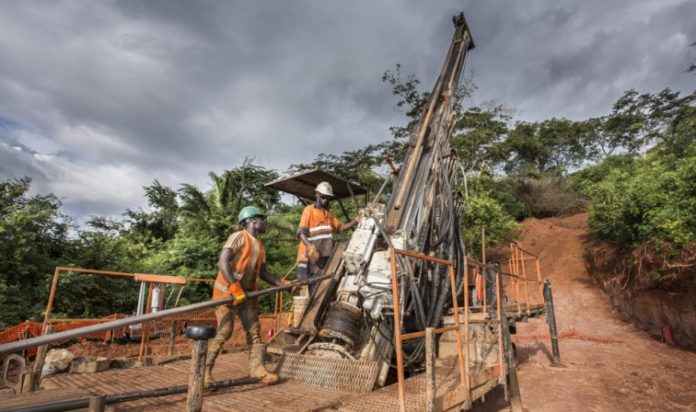 Drilling at Yaoure perseus