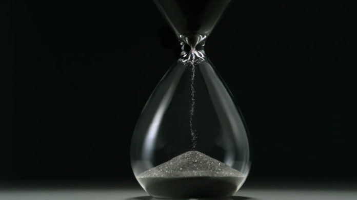 hour glass time clock