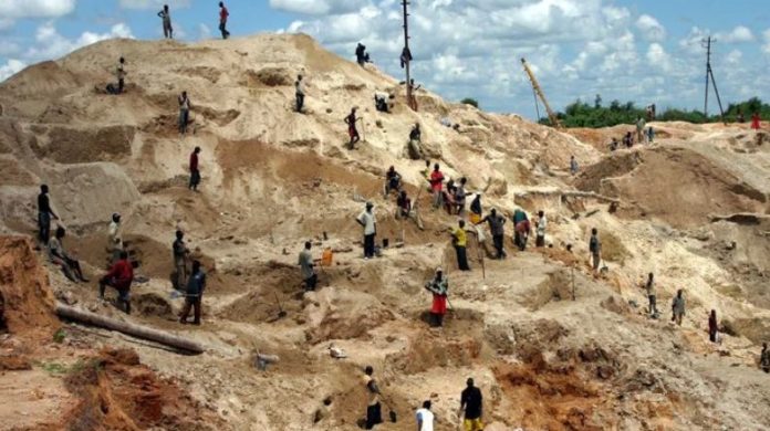 Ilegal artisanal mining Congo