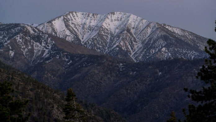 Mountain snow