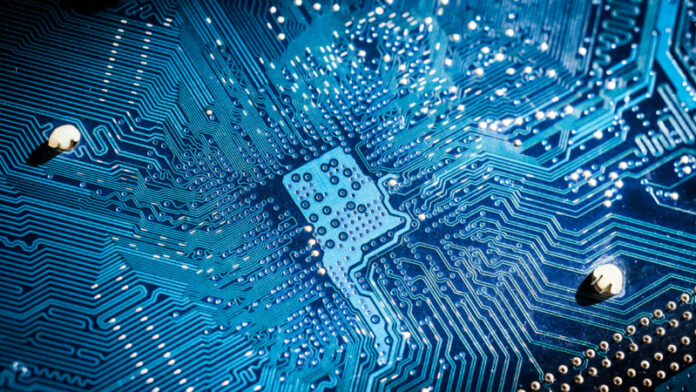 Electronic circuit board tin as solder