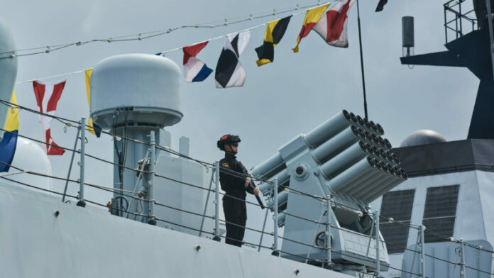 Chinese, Russian and South African Vessels ahead of Naval Exercise