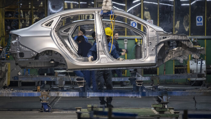 car automotive assembly line vehicles PGMs